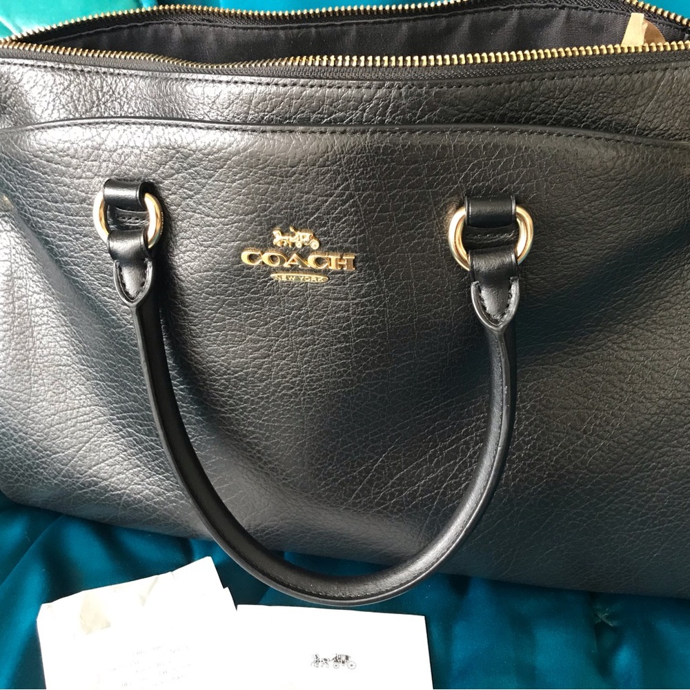 Coach Black Satchel Bag